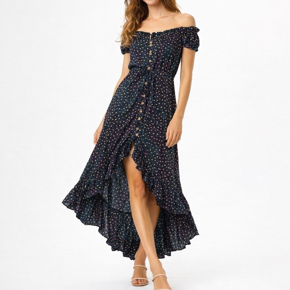 Tiare Hawaii -‎ Riviera Maxi Dress Dot Night